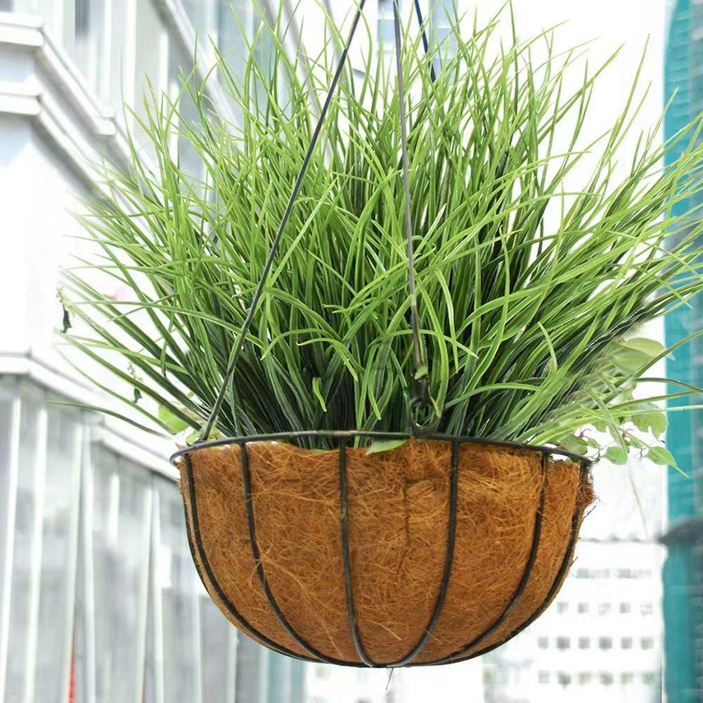 Florist Supply Bulk - Künstliche Pflanzen, hochwertige grüne Stiele, Grassträuße,