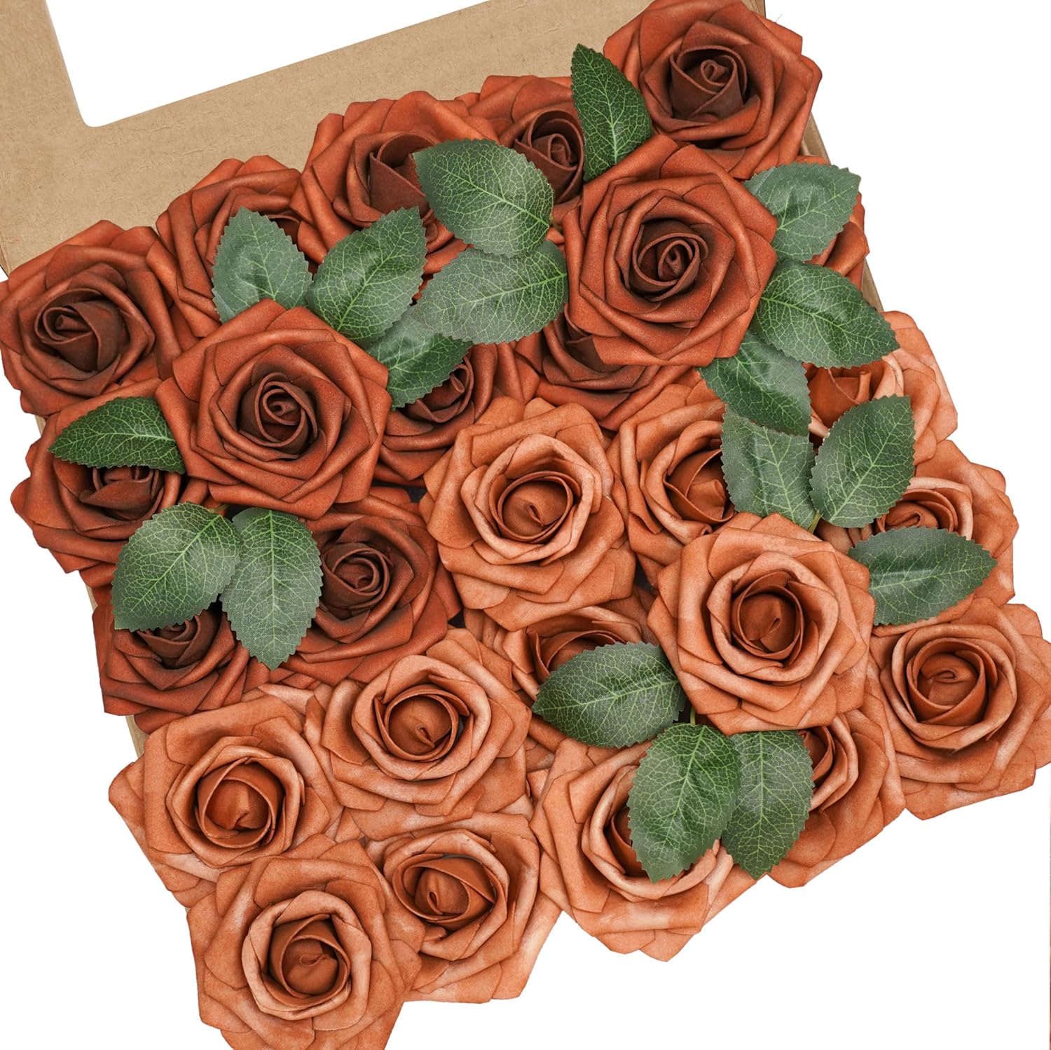 Florist Supply Bulk - 25 Stück künstliche Rosen für DIY-Hochzeitsarrangements,