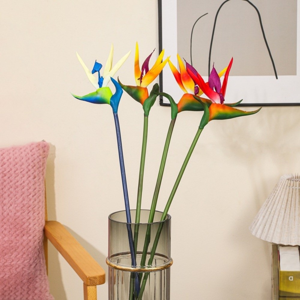 Florist Supply Bulk - Neue Künstliche Stielblumen - Realistische Paradiesvogelblume