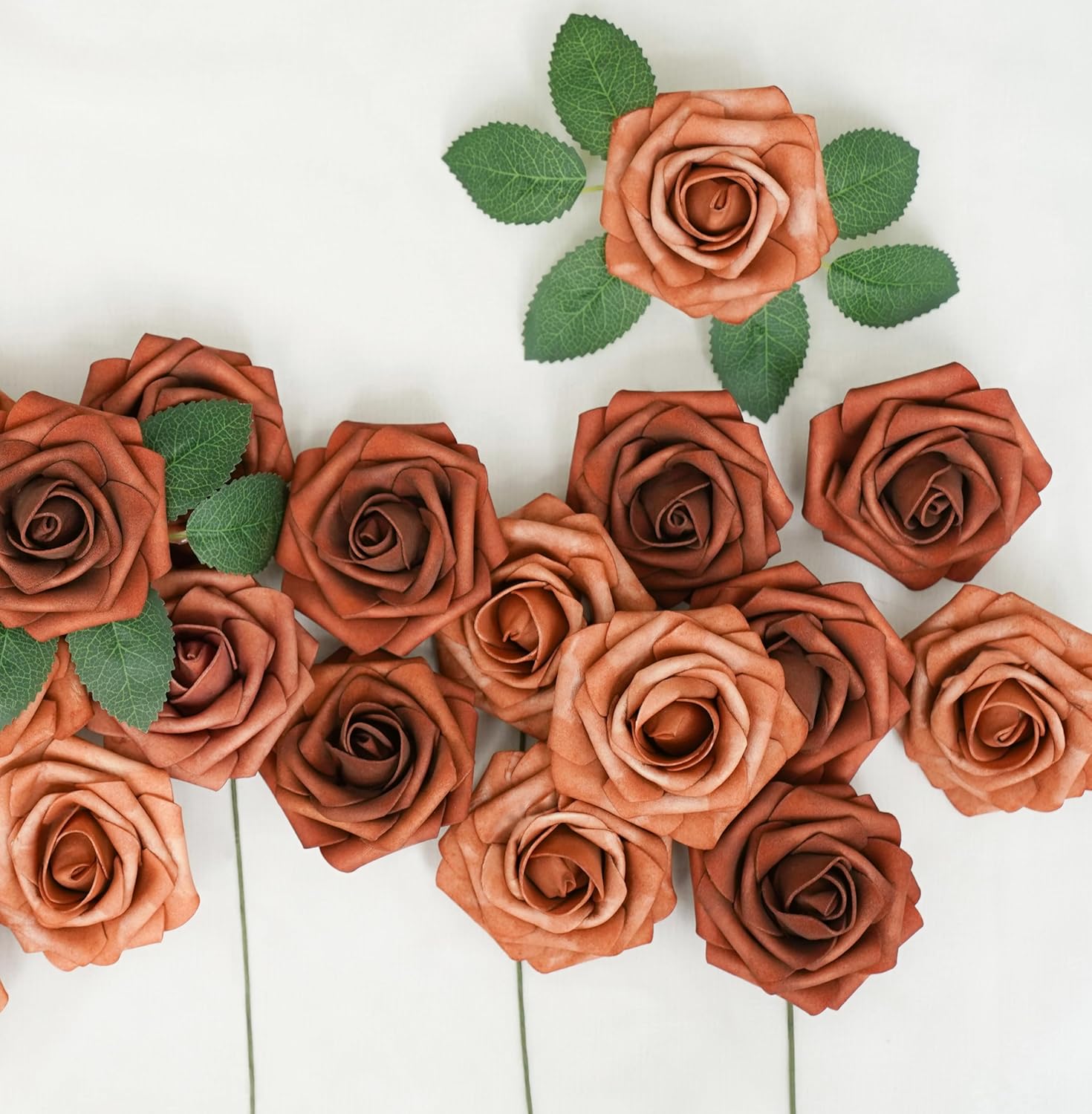 25 Stück künstliche Rosen für  – Florist Supply Bulk Bewertung und Preis