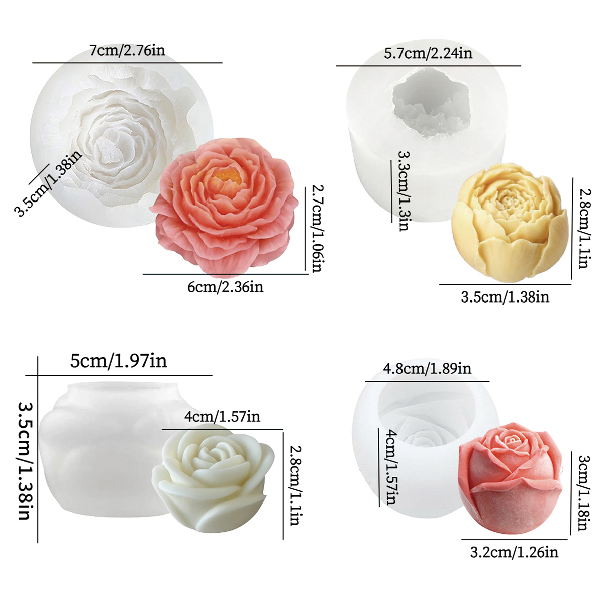 4-teiliges Blumenformen-Set –  – Florist Supply Bulk Bewertung und Preis